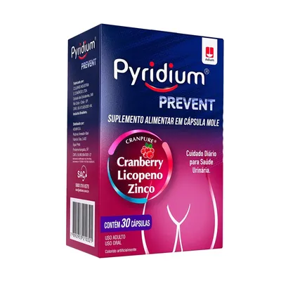 Pyrudium Prevent Cranberry 30Caps preço